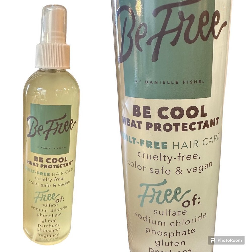 Be Free By Danielle Fishel Be Cool Heat Protectant Styling de-freez spray 8 fl